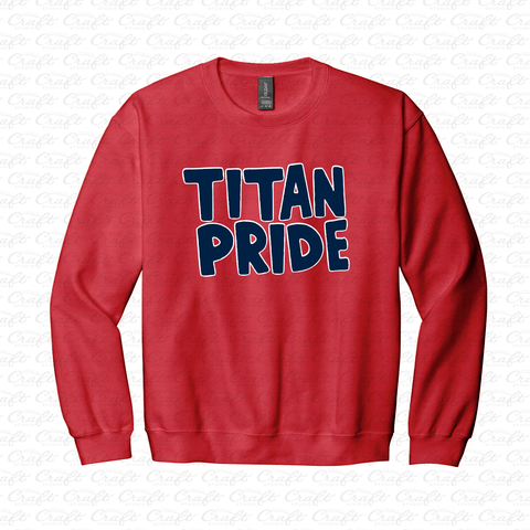 Centennial Titan Pride Red Sweatshirt