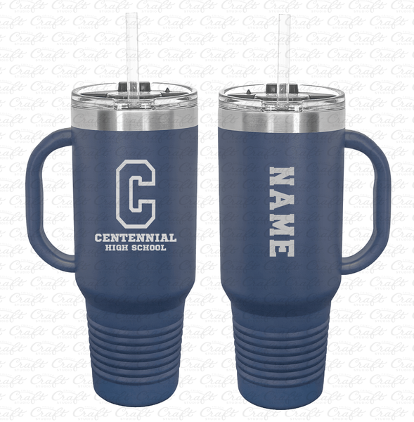 Centennial Titans Stainless Steel 40 oz Polar Camel Travel Mug