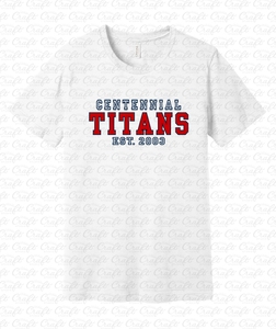 Centennial Titans Est. 2003 Short Sleeve T-Shirt