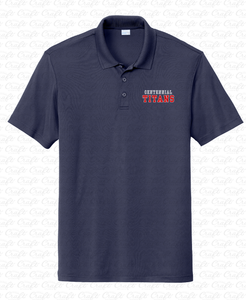 Centennial Unisex Dri-Fit Performance Navy Polo