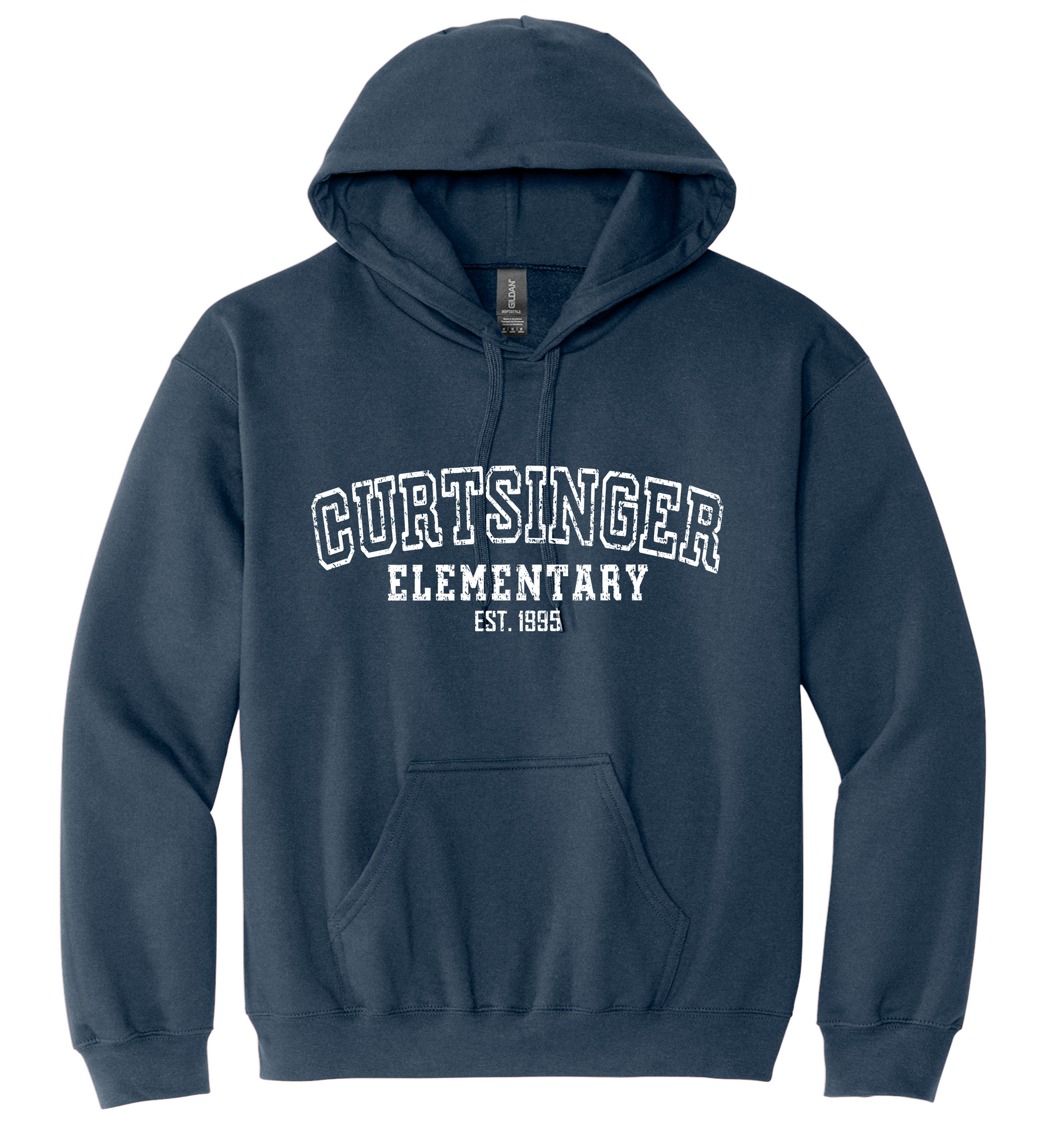 Curtsinger Elementary Distressed Hoodie