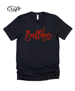 Bulldogs Script Cotton T-Shirt