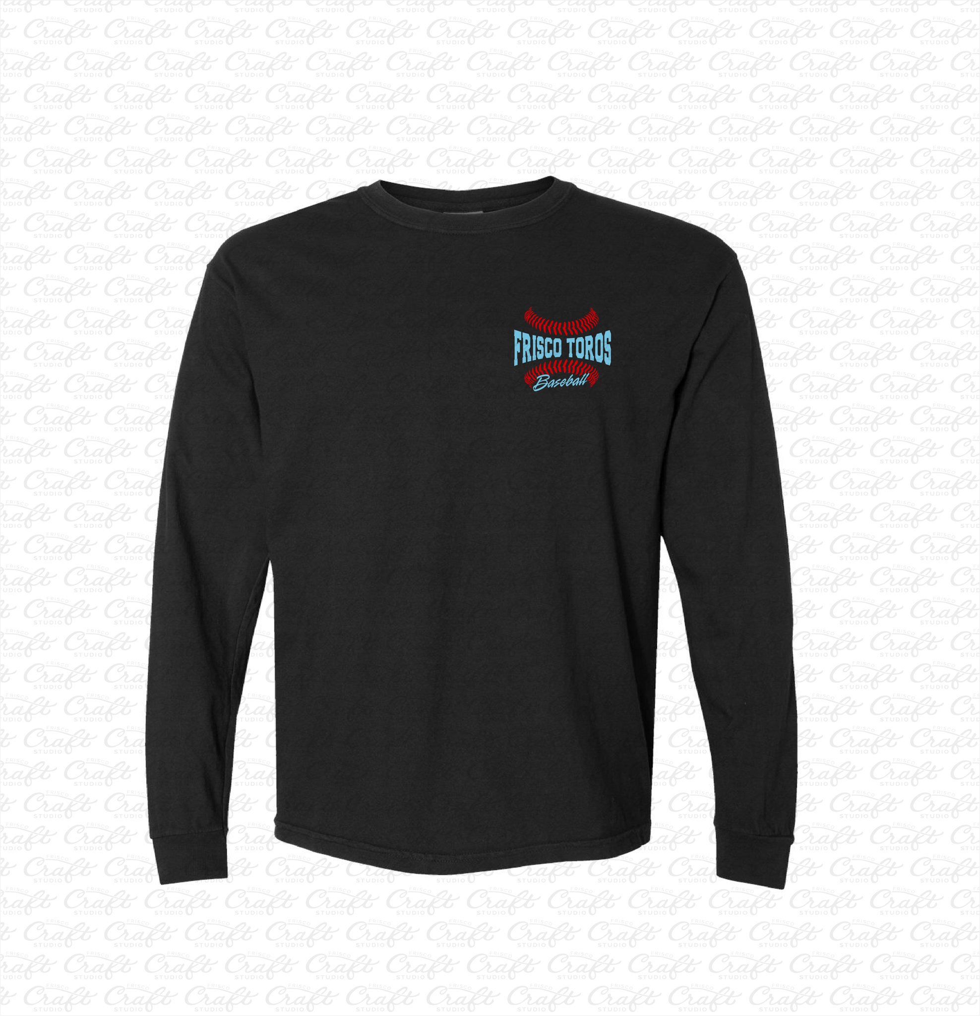 Frisco Toros Baseball Black Long Sleeve T-Shirt