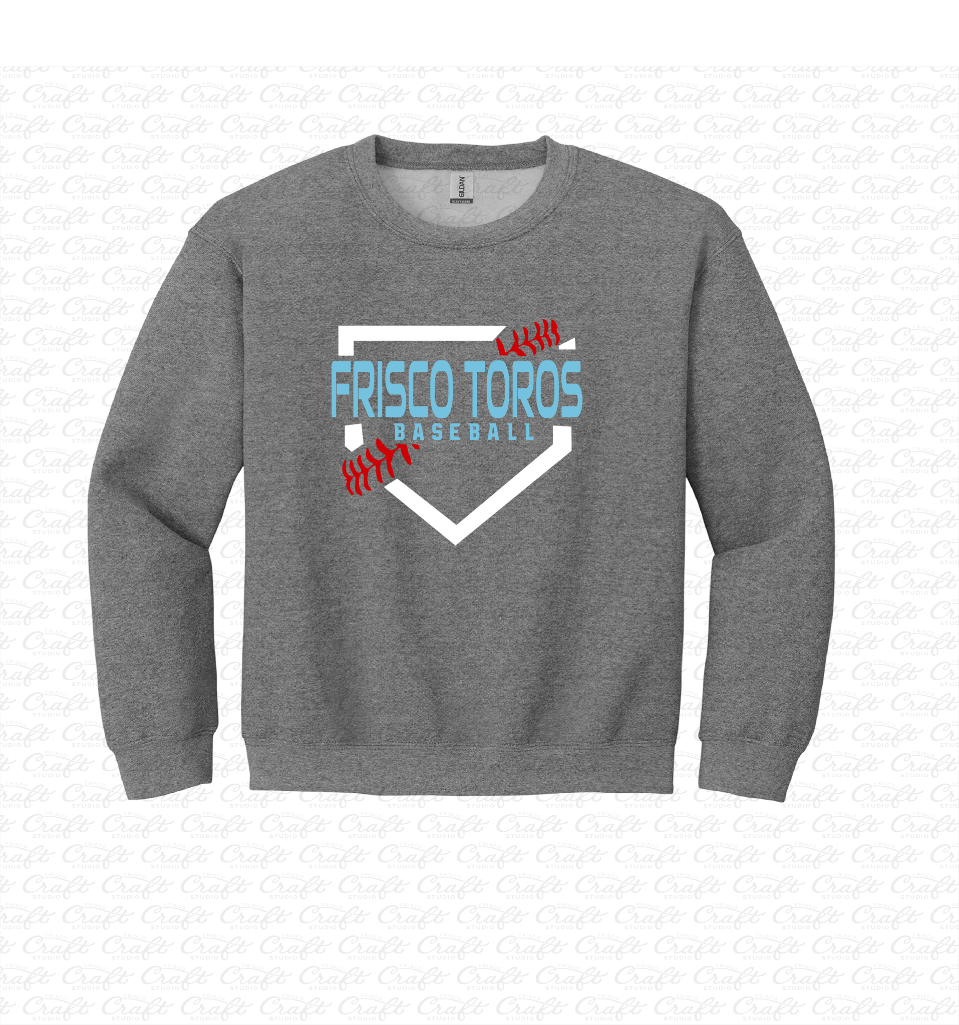 Frisco Toros Baseball Graphite Heather Sweathshirt