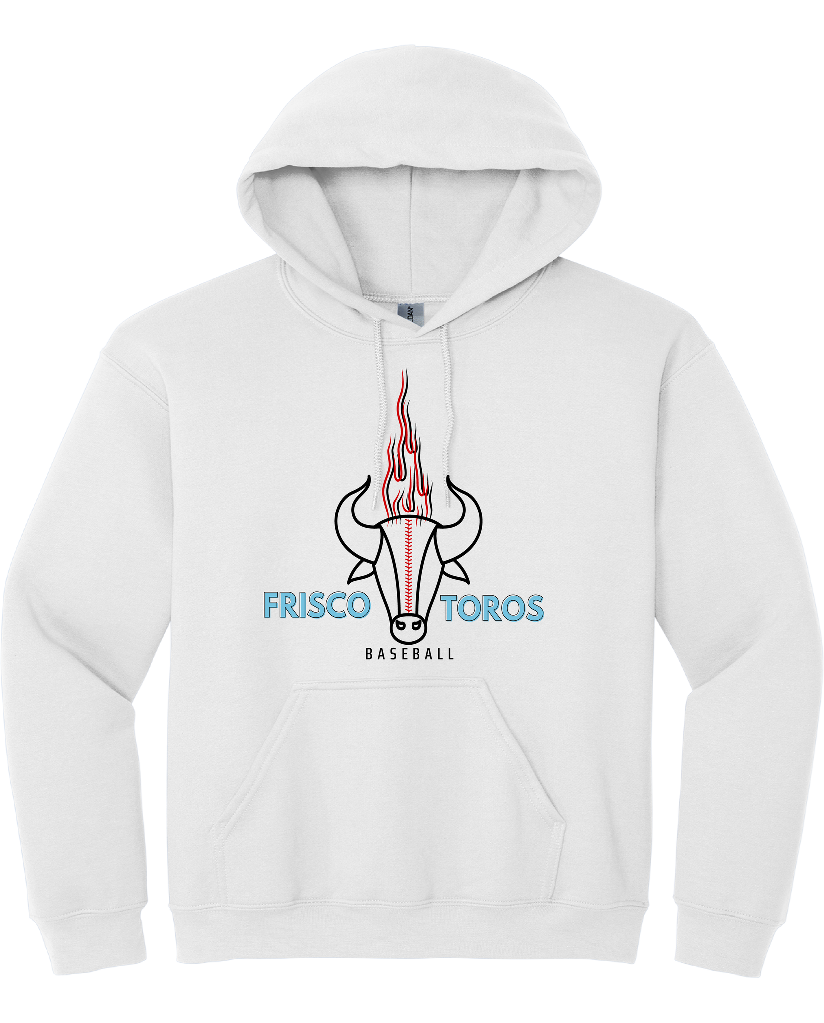 Frisco Toros Baseball White Hoodie