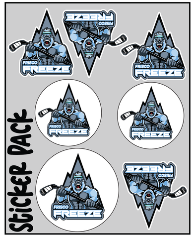 Frisco Freeze 5x7 Sticker Pack