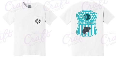 PCHS Monogram Scallop Shirt