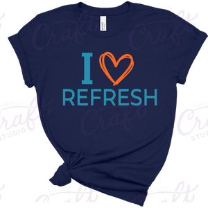 I Heart Refresh-Bella Canvas (NS)