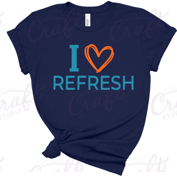 I Heart Refresh-Bella Canvas (NS)