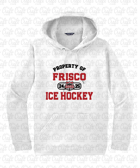 Property of Frisco Ice Hockey- Sport-Wick® Fleece Hooded Pullover