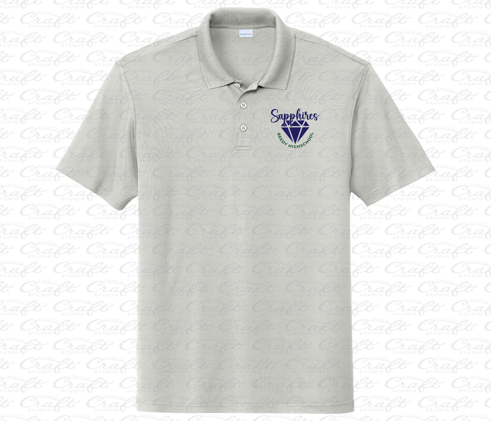 Reedy Sapphires Dri-Fit Men's Performance Polo