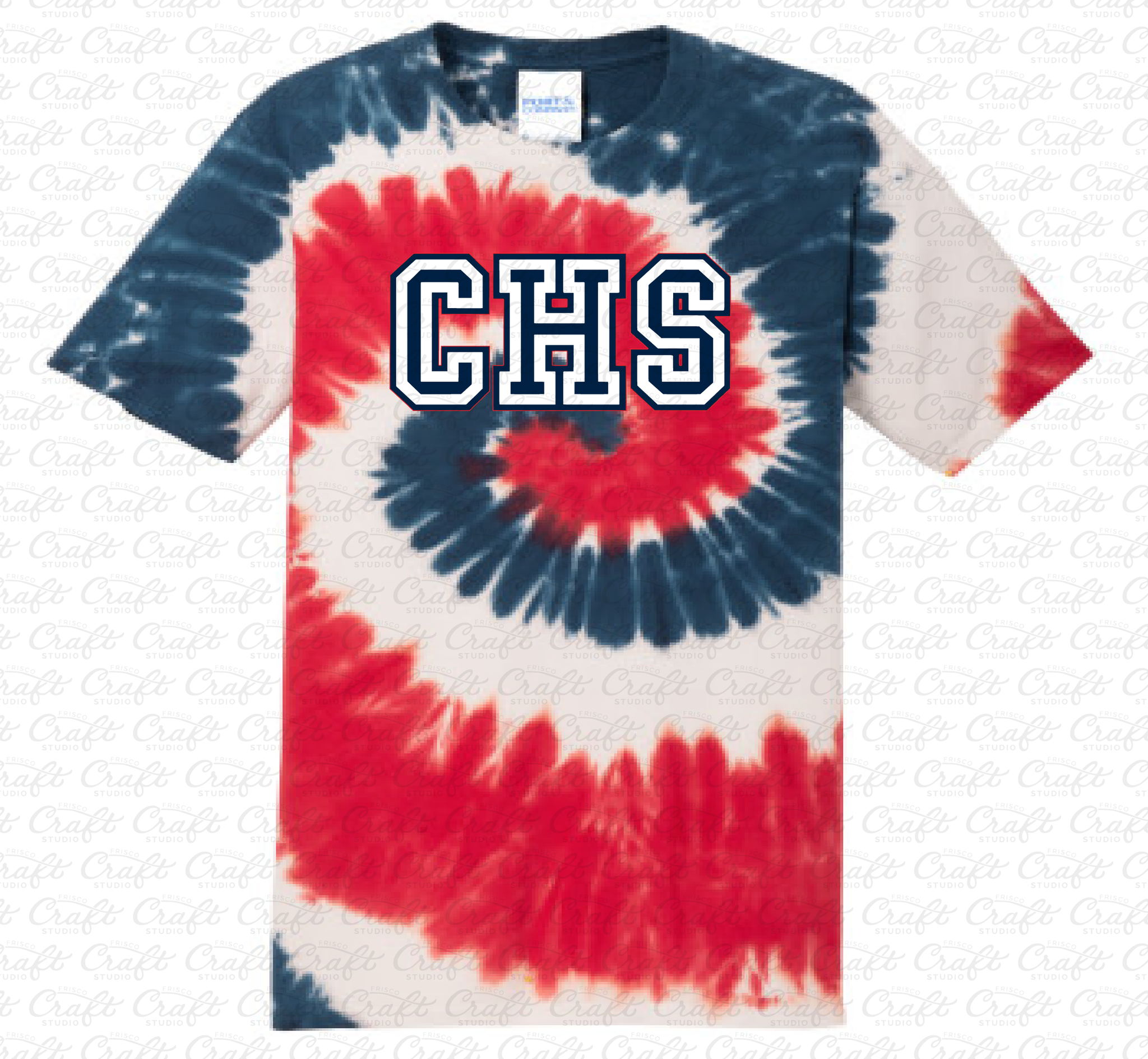 Centennial CHS Titans Swirl Tie-Dye Cotton Short Sleeve