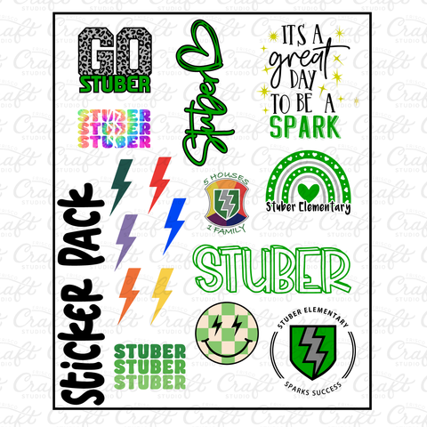 Stuber Sticker Pack