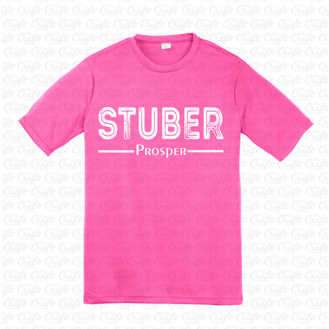 Stuber Distressed Dri Fit-Neon Pink