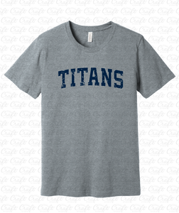 Centennial Titans Distressed Short Sleeve T-Shirt