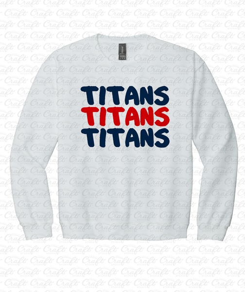 Centennial Titans Repeat White Sweatshirt