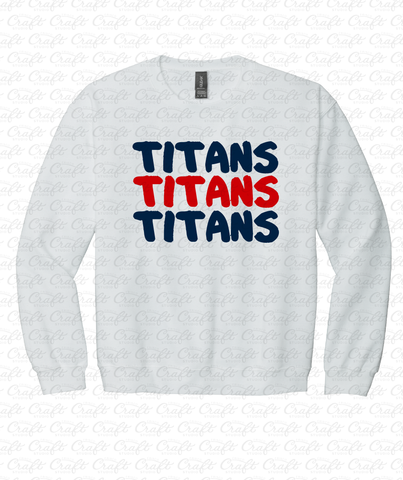 Centennial Titans Repeat White Sweatshirt